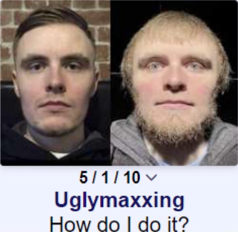 5110 v Uglymaxxing How do do it