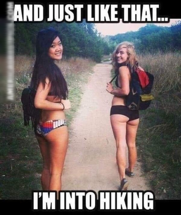 AND JUSTLIKE THAT N IMINTOHIKING