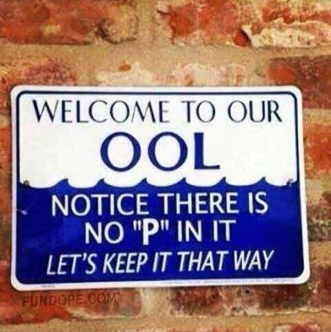 WELCOME TO OUR OOL NOTICE THERE IS NO 