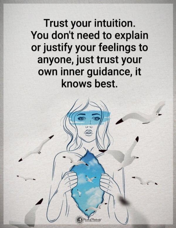 Trust your intuition. You don't need to explain or justify your feelings to anyone, just trust your own inner guidance, it knows best.