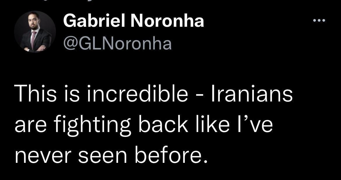 cELTTIN T 1L EY Y GLNoronha This is incredible Iranians IRl R o ETo CH R never seen before