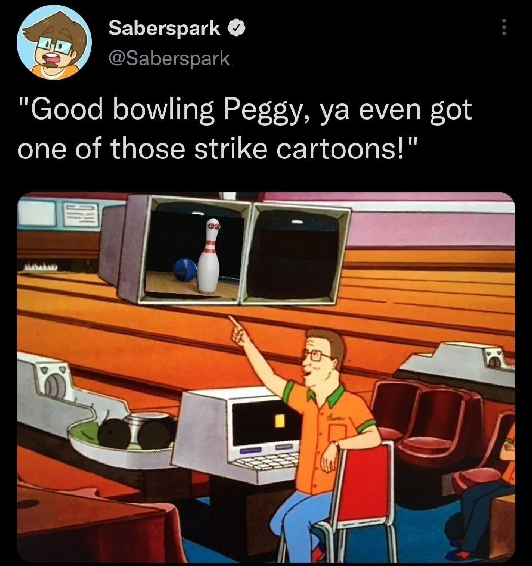 EELEIELEY Saberspark RCTeTole NoTol NN T F R STt VAVE RV Welold one of those strike cartoons