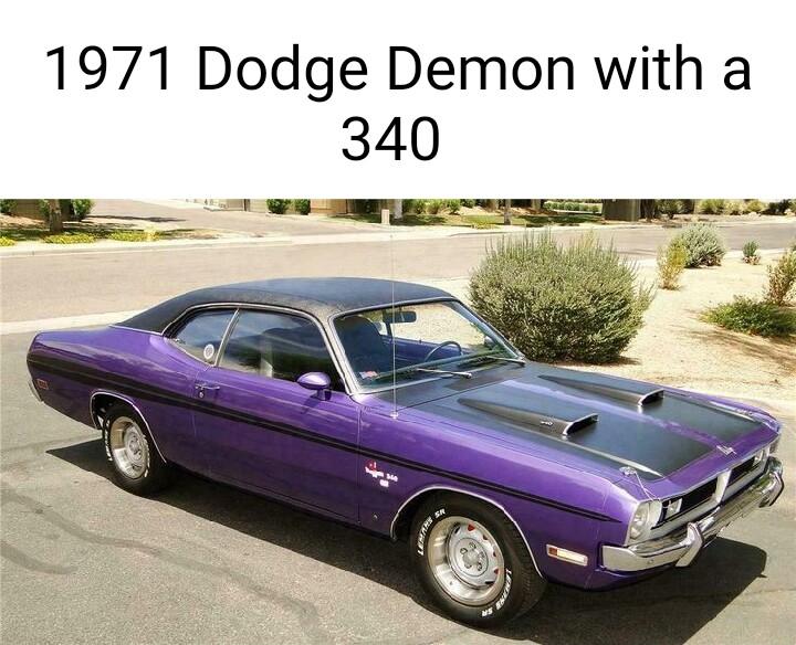 1971 Dodge Demon with a 340