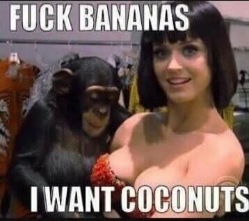 FUCK BANANAS I WANT COCONUTS