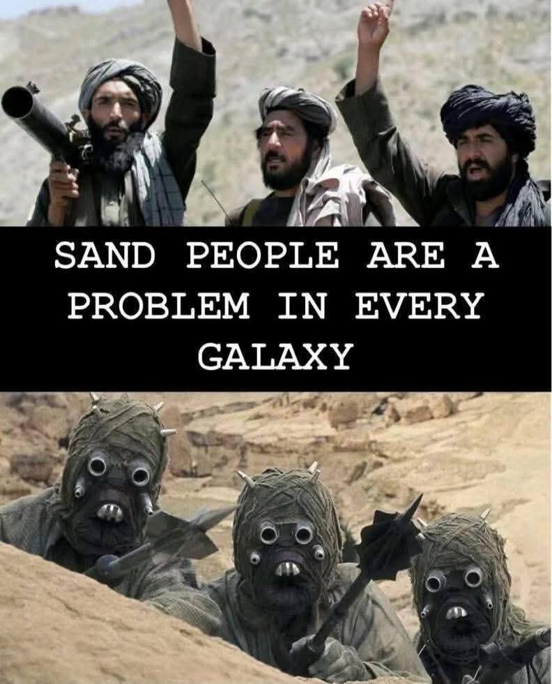 SAND PEOPLE ARE A PROBLEM IN EVERY GALAXY