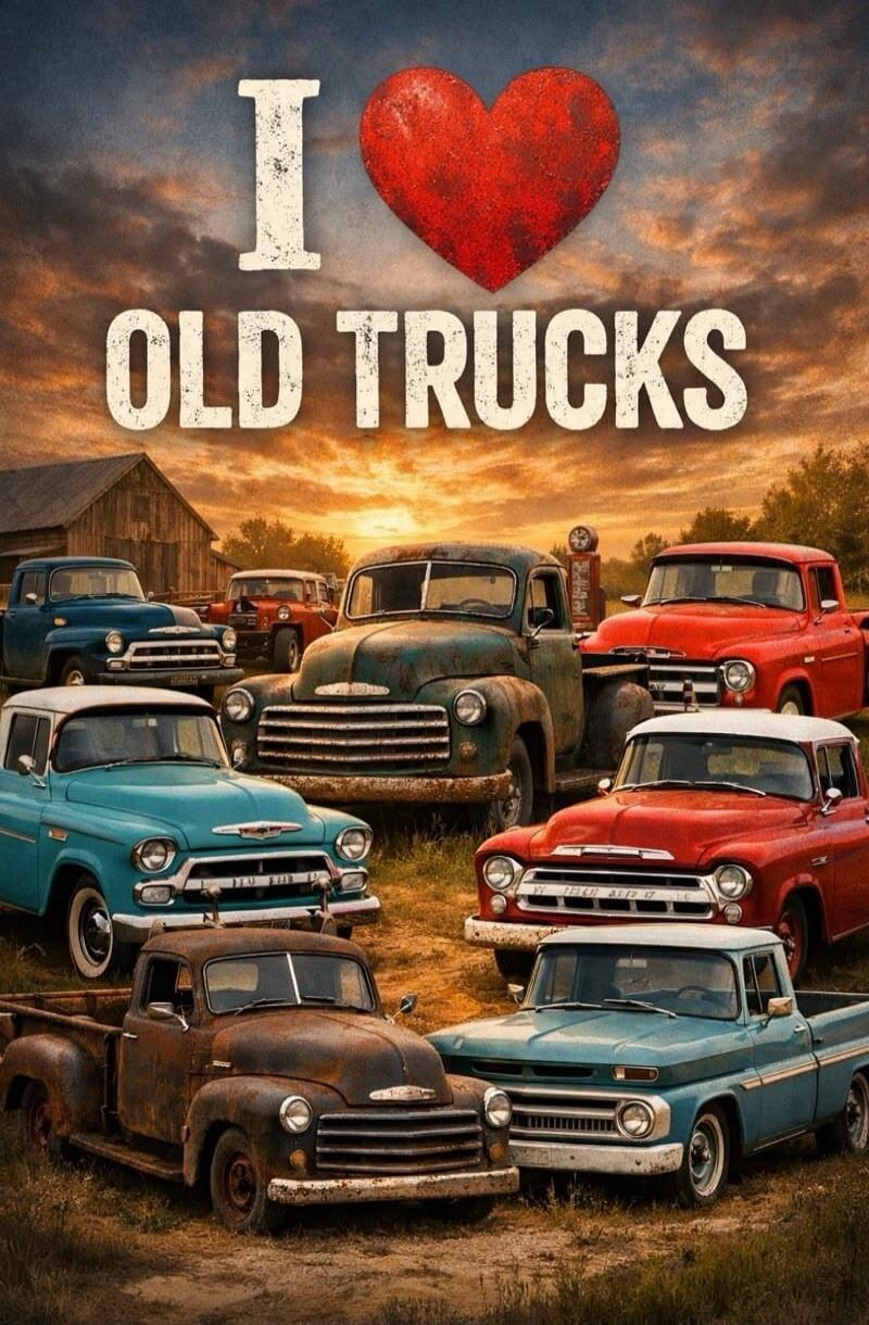 I ❤️ OLD TRUCKS