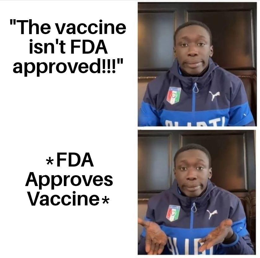 The vaccine isnt FDA approved FDA Approves Vaccine