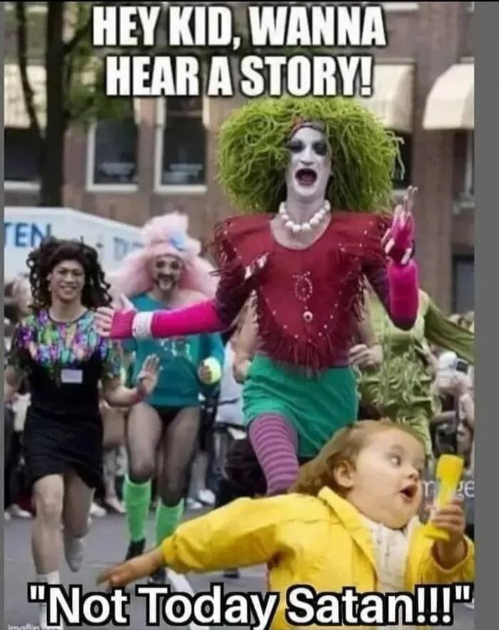 HEY KID, WANNA HEAR A STORY! Not Today Satan!!!
