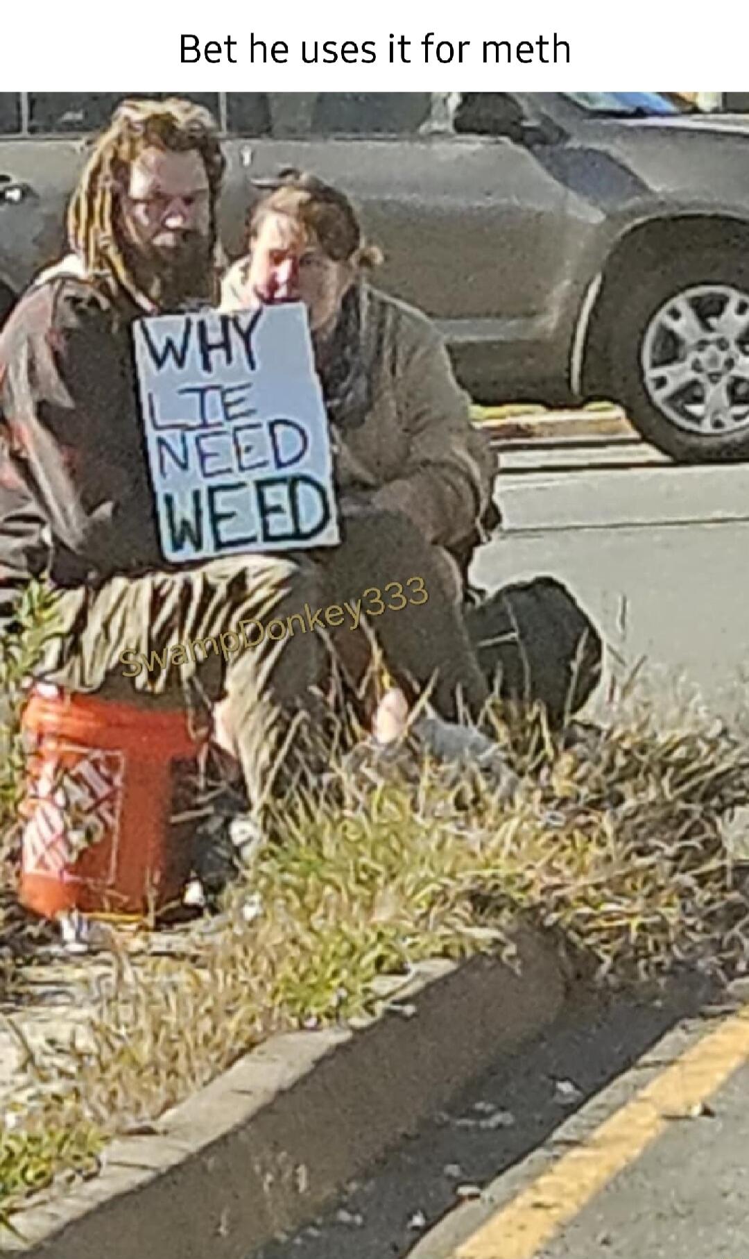 Bet he uses it for m