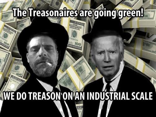 The Treasonaires are going green! WE DO TREASON ON AN INDUSTRIAL SCALE