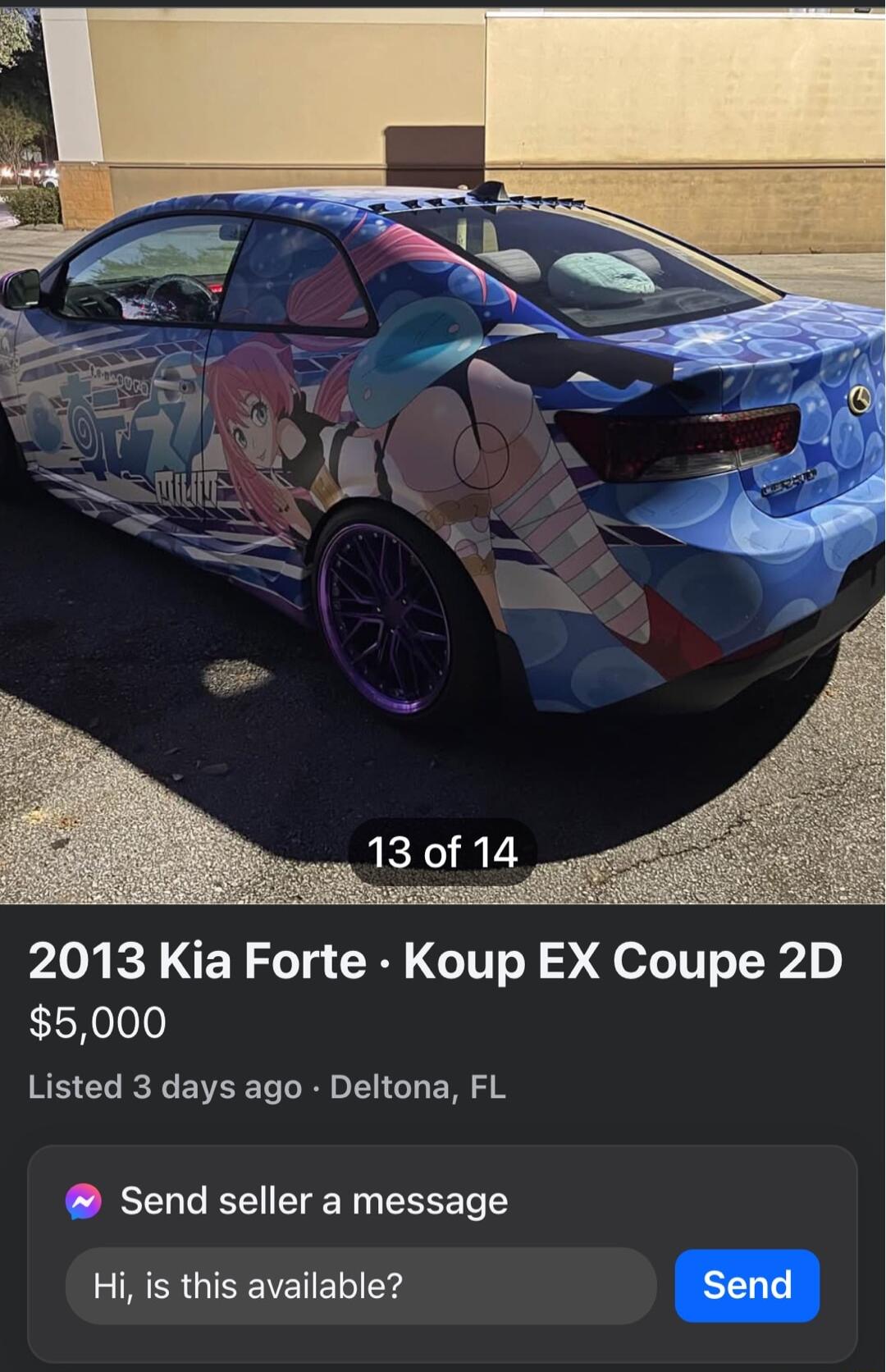 13 of 14 pLo kR CEY 0T CREICIT N D QoL T 91s 5000 Listed 3 days ago Deltona FL Send seller a message ISR GISEVEIE Send