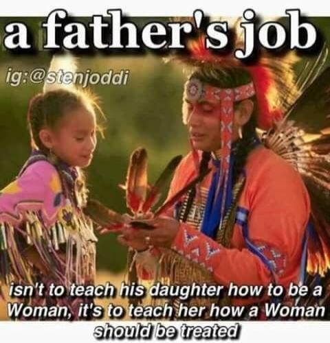 a father's job ig: @stenjoddi isn't to teach his daughter how to be a Woman, it's to teach her how a Woman should be treated