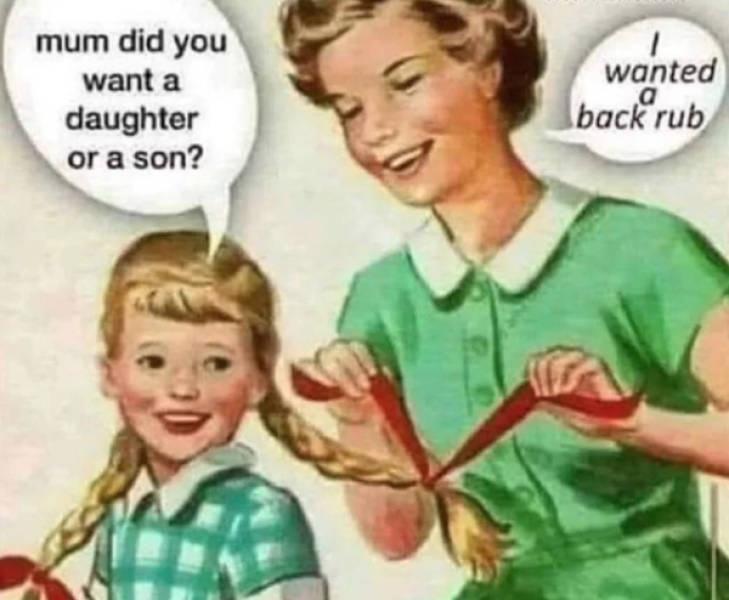 y mum did you i want a r y wnted daughter back rub orason