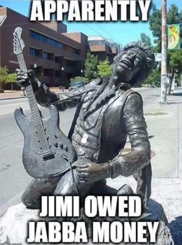 APPARENTLY JIMI OWED JABBA MONEY