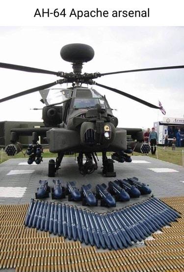 AH 64 Apache arsenal