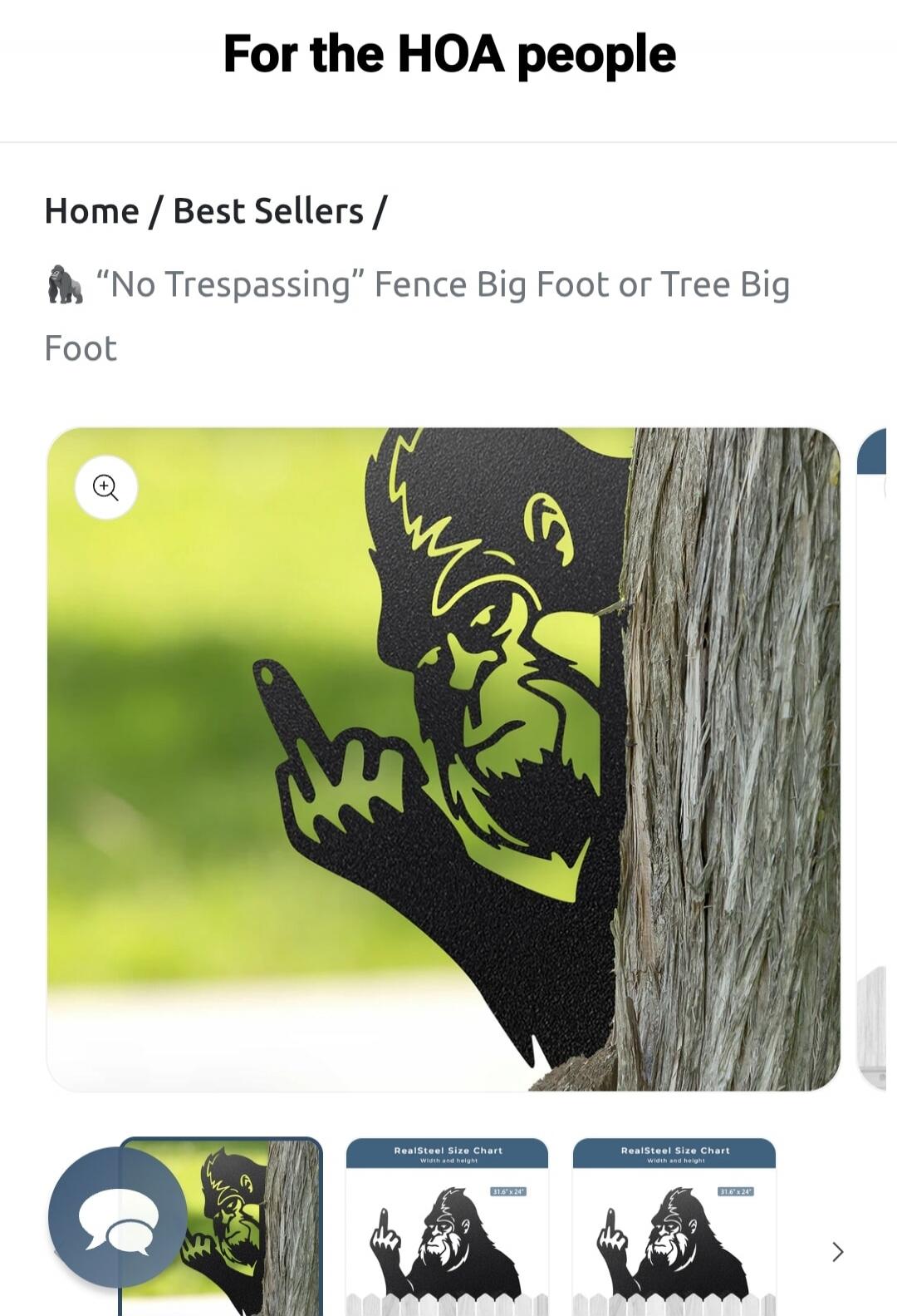 For the HOA people

Home / Best Sellers /
No “Trespassing” Fence Big Foot or Tree Big Foot