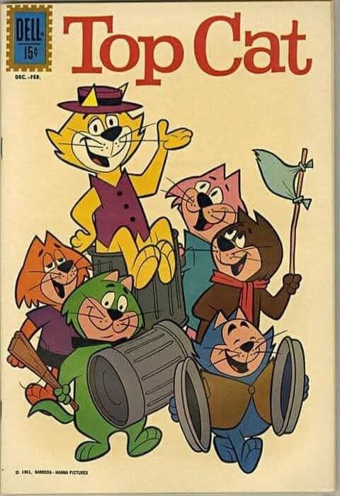 DELL 15¢ DEC. FEB. Top Cat © 1961, BARBERA - HANNA PICTURES