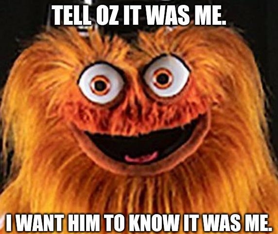 TELL 0Z IT WAS ME Sfe 1 WANTHIM TO KNOWITWAS ME