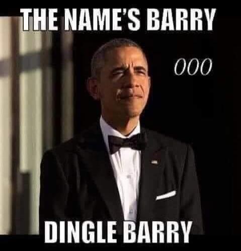 THE NAME'S BARRY OOO DINGLE BARRY