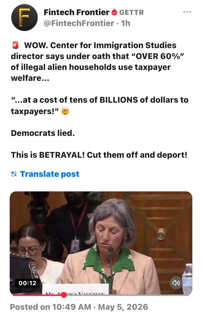 WOW. Center for Immigration Studies director says under oath that 