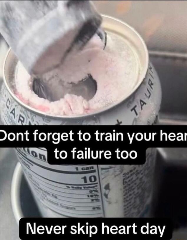 Dont forget to train your heart to failure too. Never skip heart day.