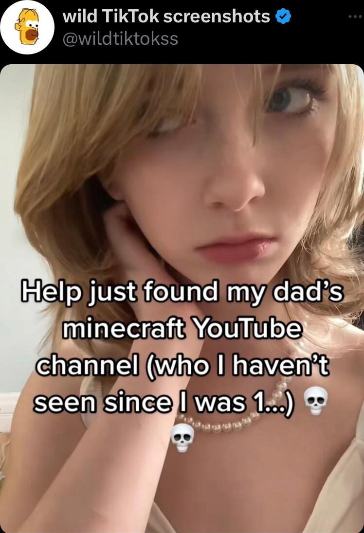 e wild TikTok screenshots mmechouTub clenitl Wil haverh SESies VES 1e es