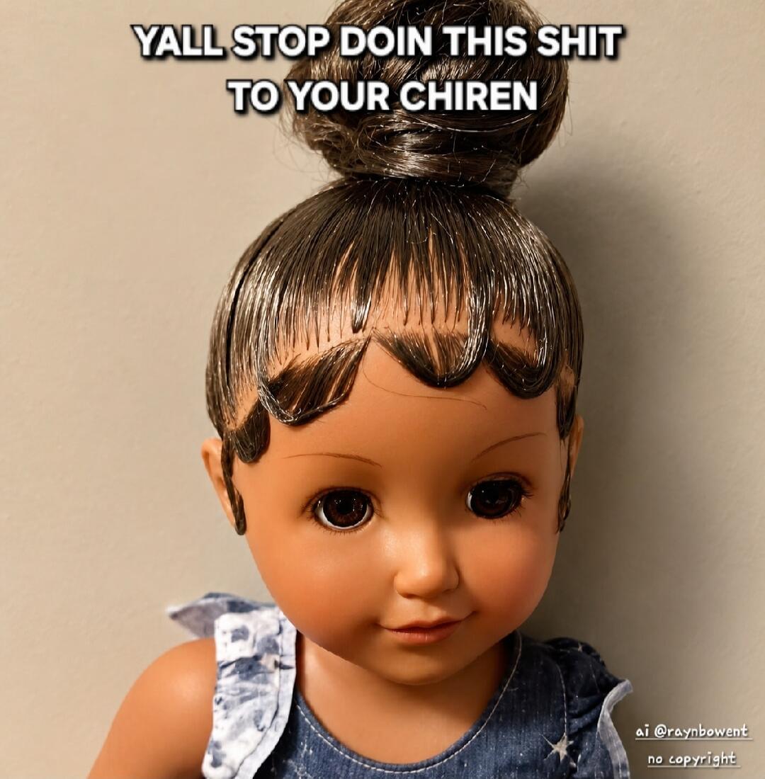 YALL STOP DOIN THIS SHIT TO YOUR CHIREN ai @raynbowent no copyright
