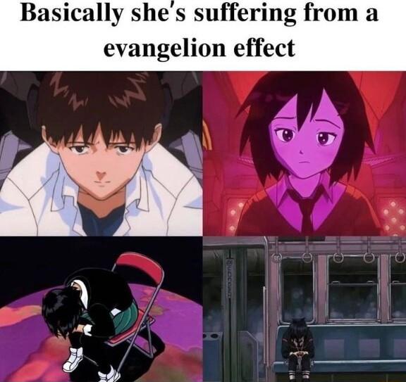 es suffering from a evangelion effect