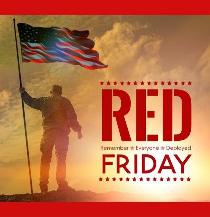 RED Remember Everyone Deployed FRIDAY