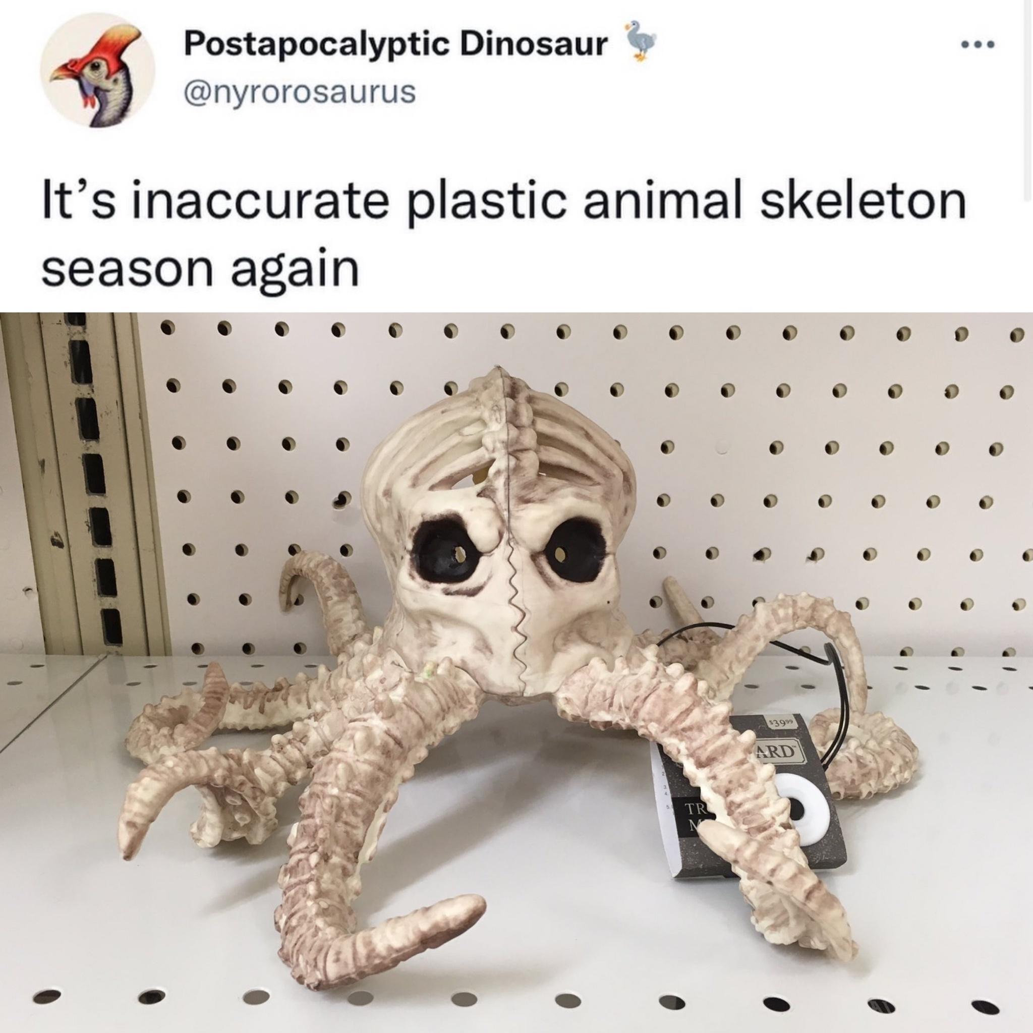 5 Postapocalyptic Dinosaur nyrorosaurus Its inaccurate plastic animal skeleton season again