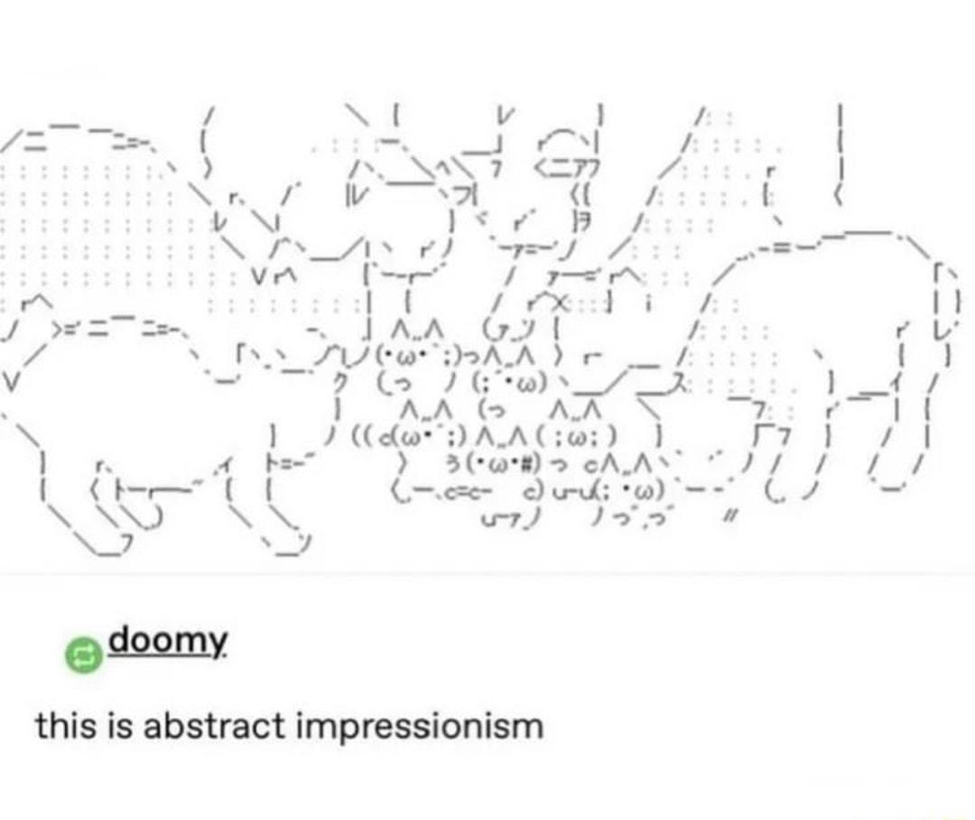 doomy this is abstract impressionism