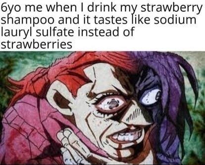 Ggo me when drink my strawberry shampoo and it tastes like sodium lauryl sulfate instead of strawberries