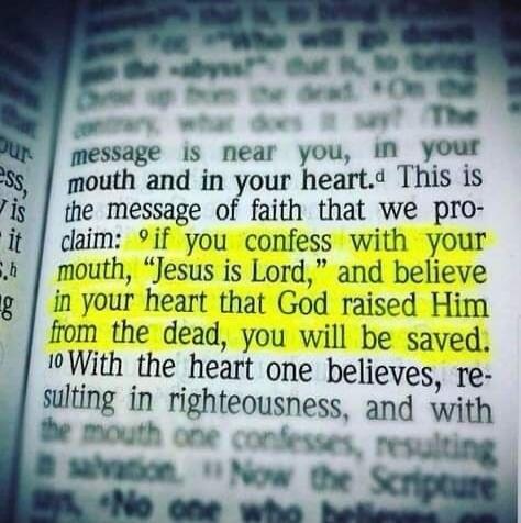 message is near you, in your mouth and in your heart. This is the message of faith that we proclaim: if you confess with your mouth, 