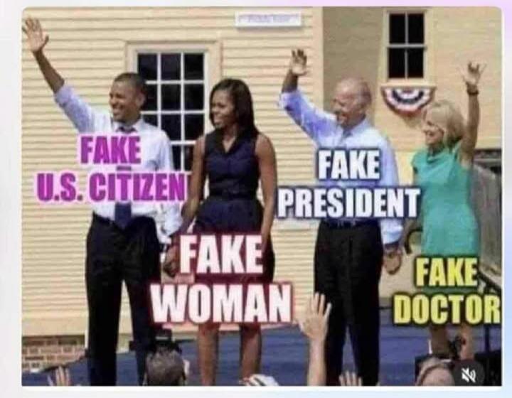 Fake U.S. Citizen, Fake Woman, Fake President, Fake Doctor