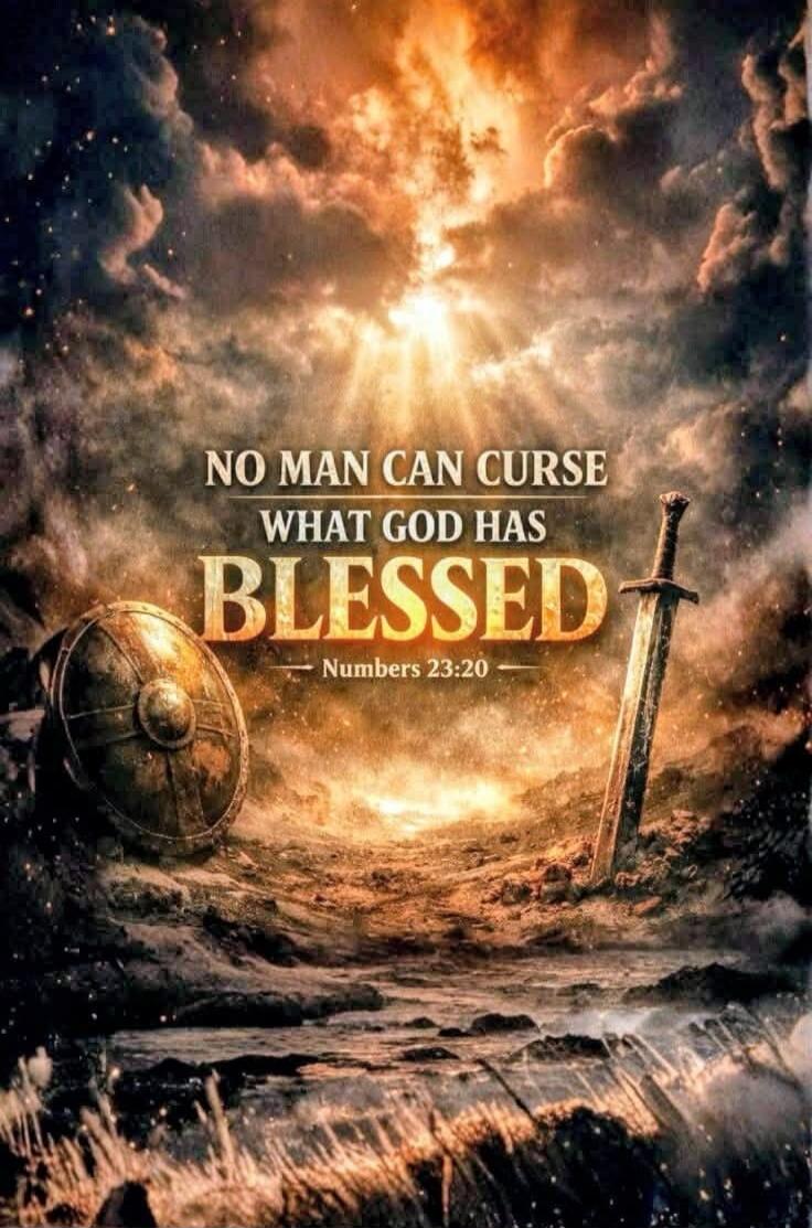 NO MAN CAN CURSE WHAT GOD HAS BLESSED - Numbers 23:20