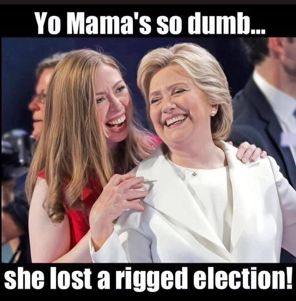 Yo Mama's so dumb... she lost a rigged election!