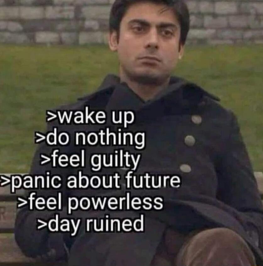 EVELGHTY do nothing feel guilty Spanic about future feel powerless day ruined