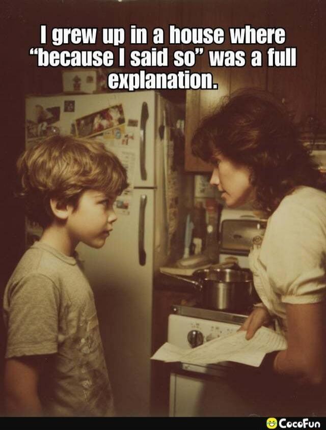 I grew up in a house where 