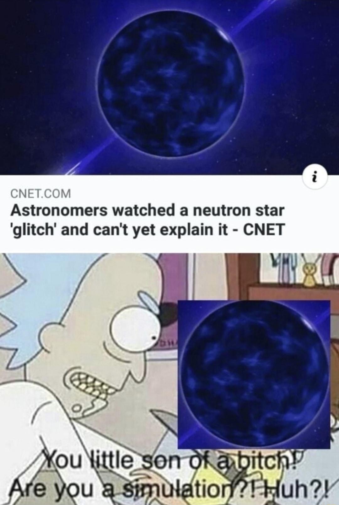 CNETCOM Astronomers watched a neutron star glitch and cant yet explain it CNET