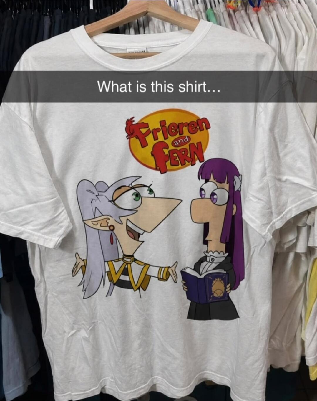 What is this shirt... Frieren and Fern