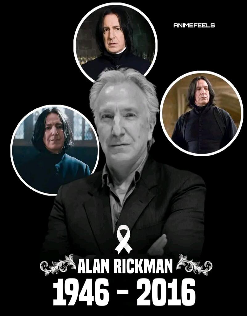 ANIMEFEELS ALAN RICKMAN 1946 - 2016