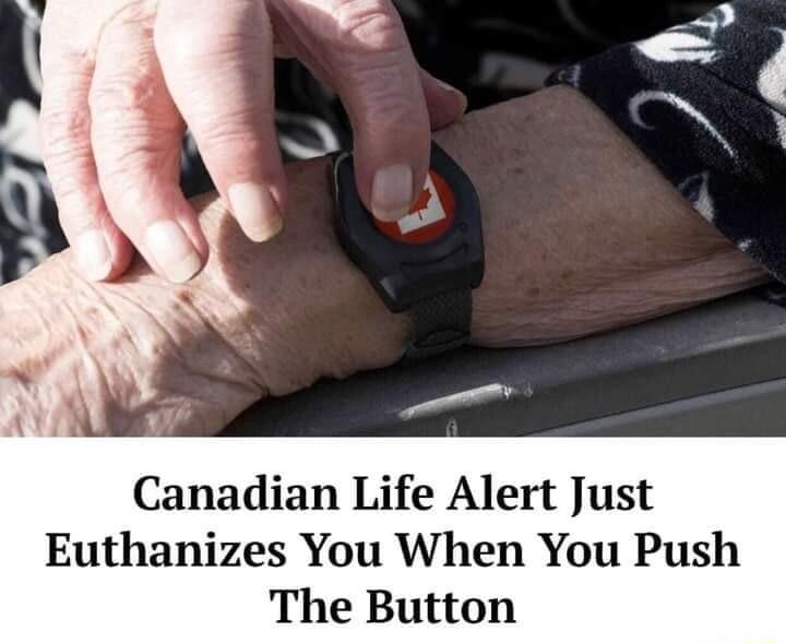 Canadian Life Alert Just Euthanizes You When You Push The Button