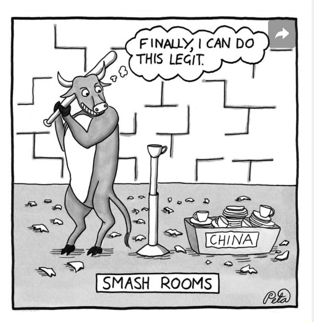 FINALLY, I CAN DO THIS LEGIT. CHINA SMASH ROOMS