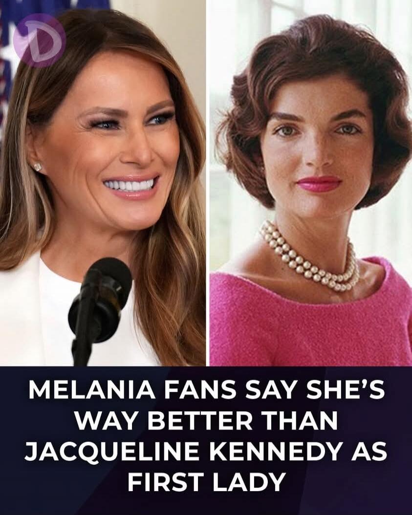 MELANIA FANS SAY SHE'S WAY BETTER THAN JACQUELINE KENNEDY AS FIRST LADY