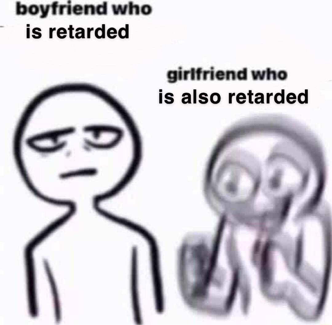 who is retarded is also retarded D