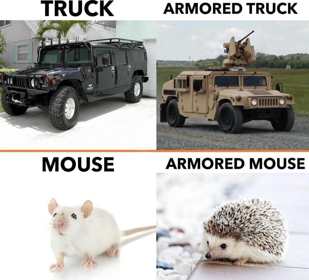ARMORED TRUCK MOUSE ARMORED MOUSE