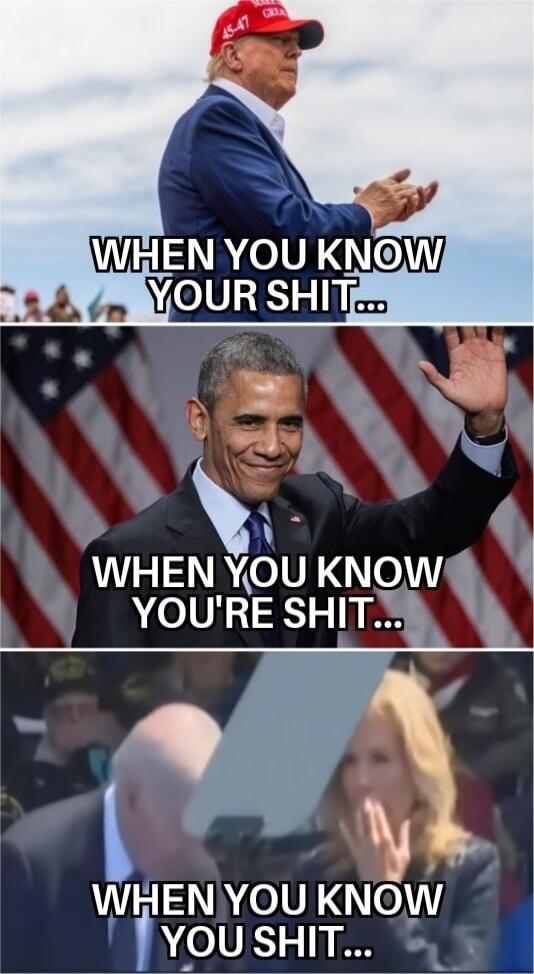 WHEN YOU KNOW YOUR SHIT... WHEN YOU KNOW YOU'RE SHIT... WHEN YOU KNOW YOU SHIT...