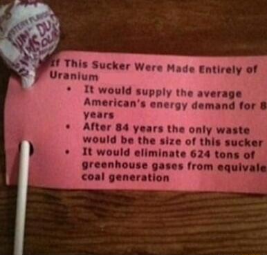 This Sucker Were Made Entirely of 4 years the only waste would be the size of this sucker It would eliminate 624 tons of greenhous