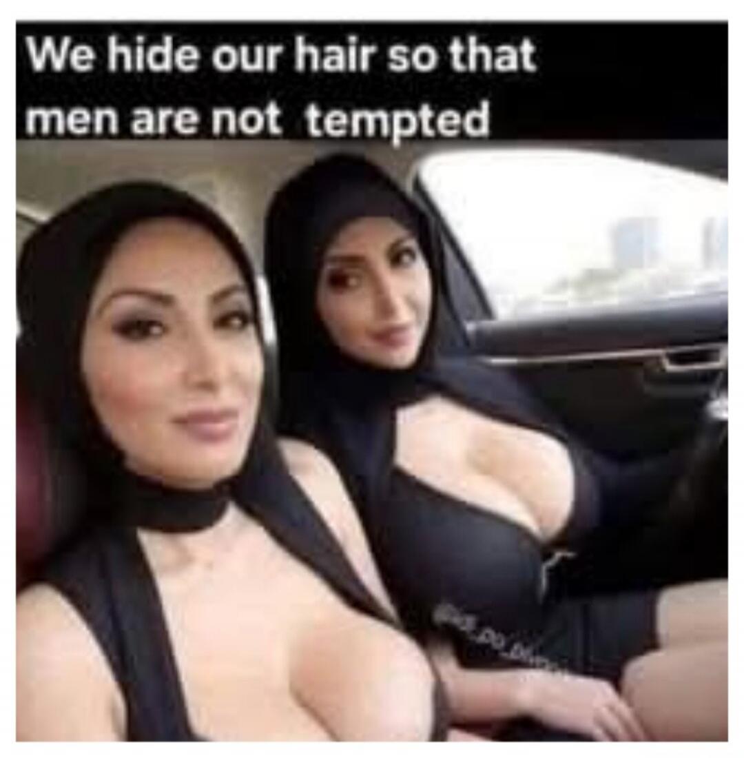 We hide our hair so that men are not tempted