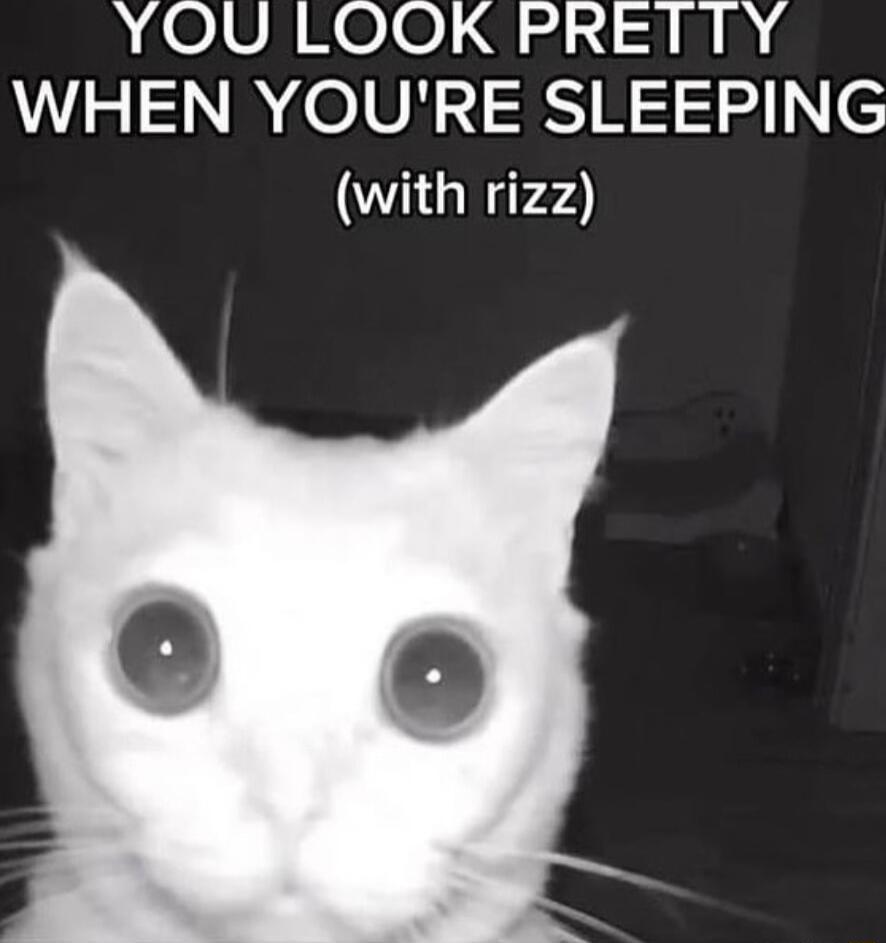 YOU LOOK PRETTY WHEN YOURE SLEEPING Wialir4